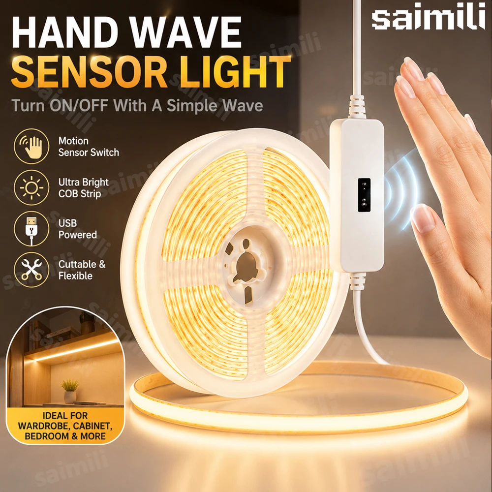 Kitchen Baking Cabinet - Fita de luz LED COB com