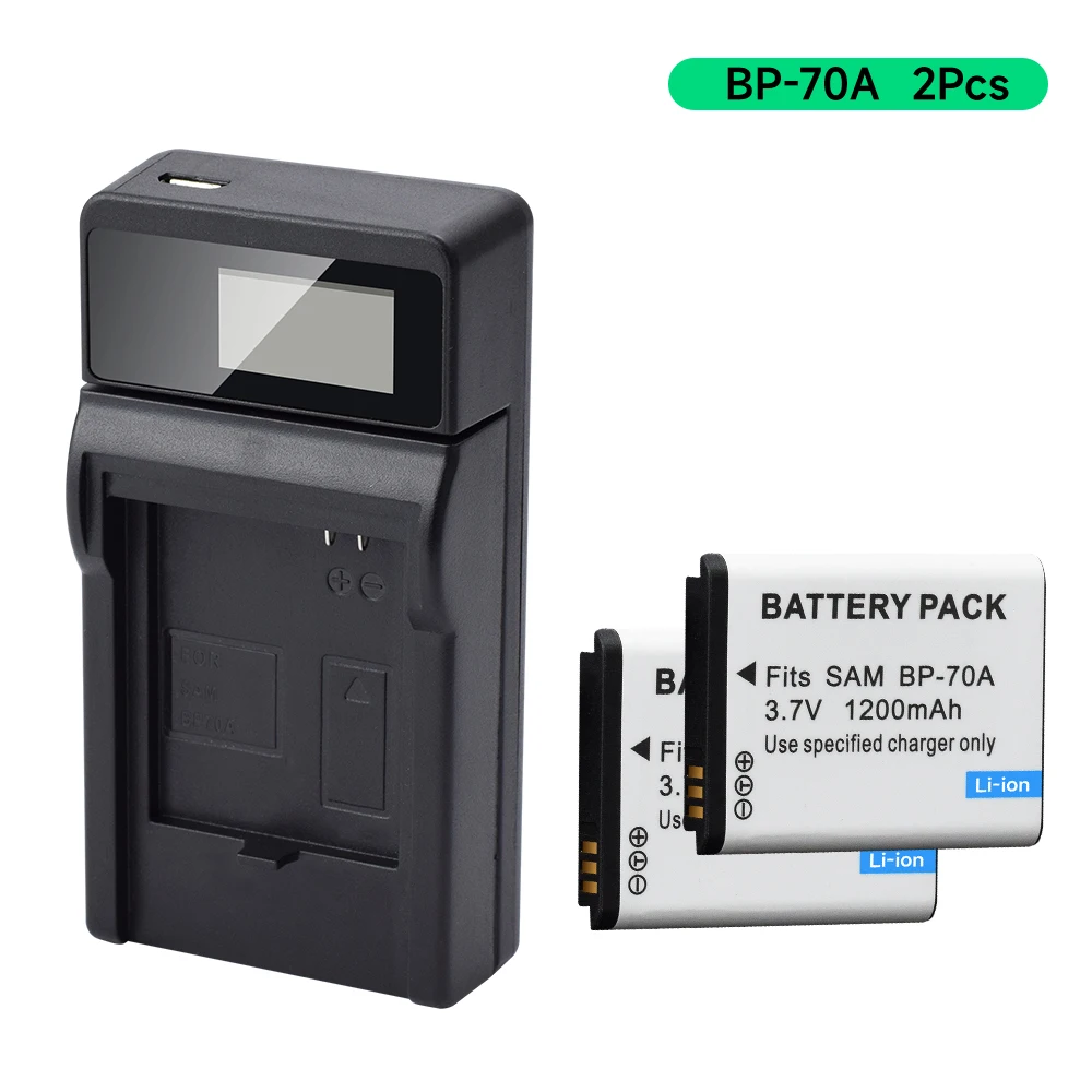 

PALO BP-70A BP70A Battery for SAMSUNG AQ100 DV150F ES65 ES67 ES70 ES71 ES73 ES74 ES75 ES80 MV800 ES99 PL201