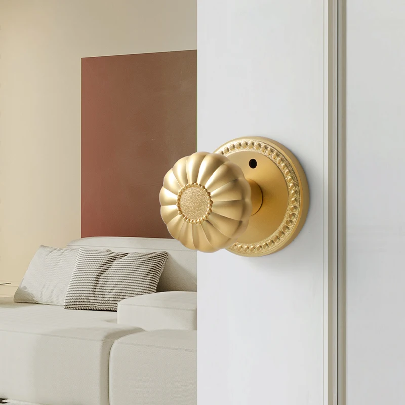 Imagem -02 - Round Door Knob Lock Privacidade Interior Banheiro Quarto Casa Casa