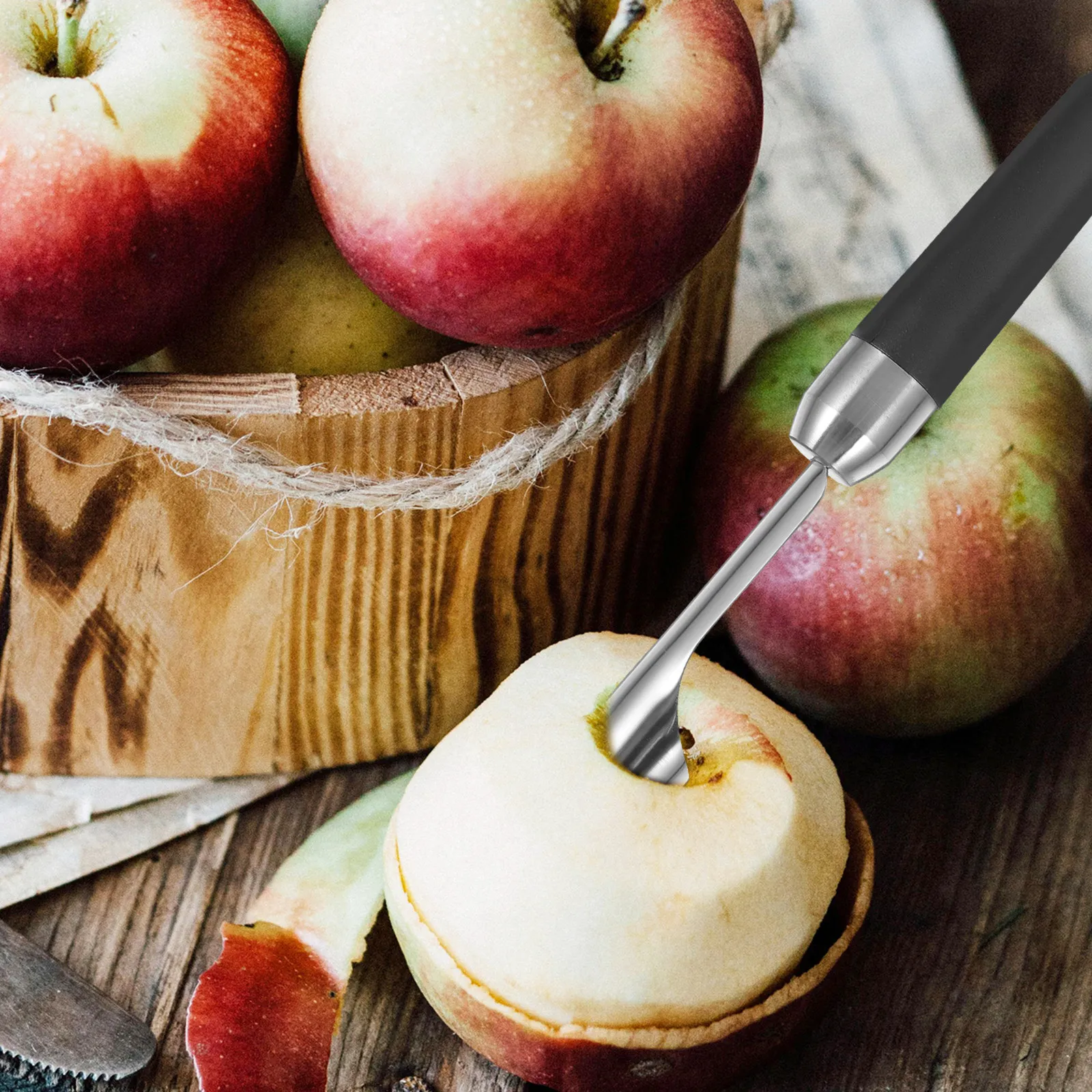 

1Pcs Premium Quality Fruit Corer Stainless Steel Pear Vegetable Kernel Peeling Tool Home Kitchen Essential