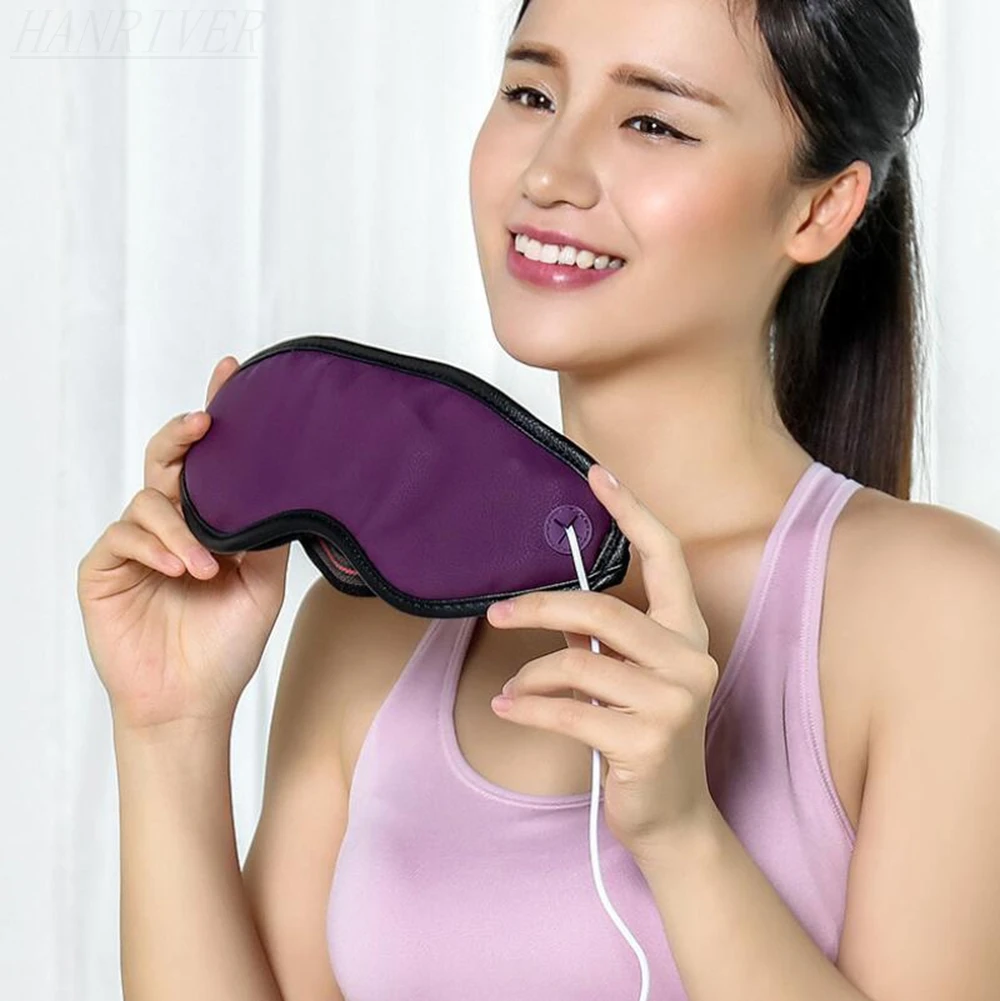 Oogmassageapparaat kang fu de USB-warmte stoompatch schaduw koolstofvezel verwarming elektrisch ooginstrument