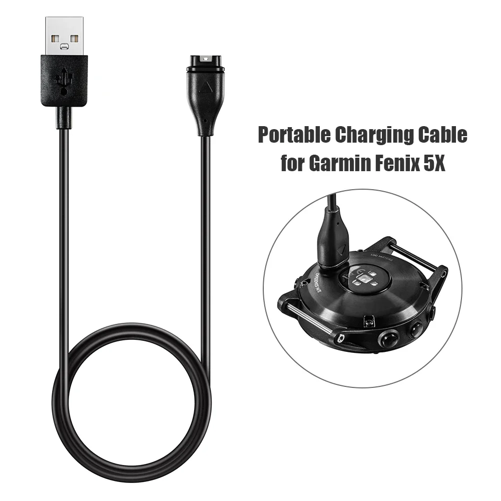 Charger Cable for Garmin Fenix 8 7 7S 6 6S 6X 5X 5S Forerunner 965 955 Venu 2 Vivoactive 3 Smartwatch USB Charging Data Cord