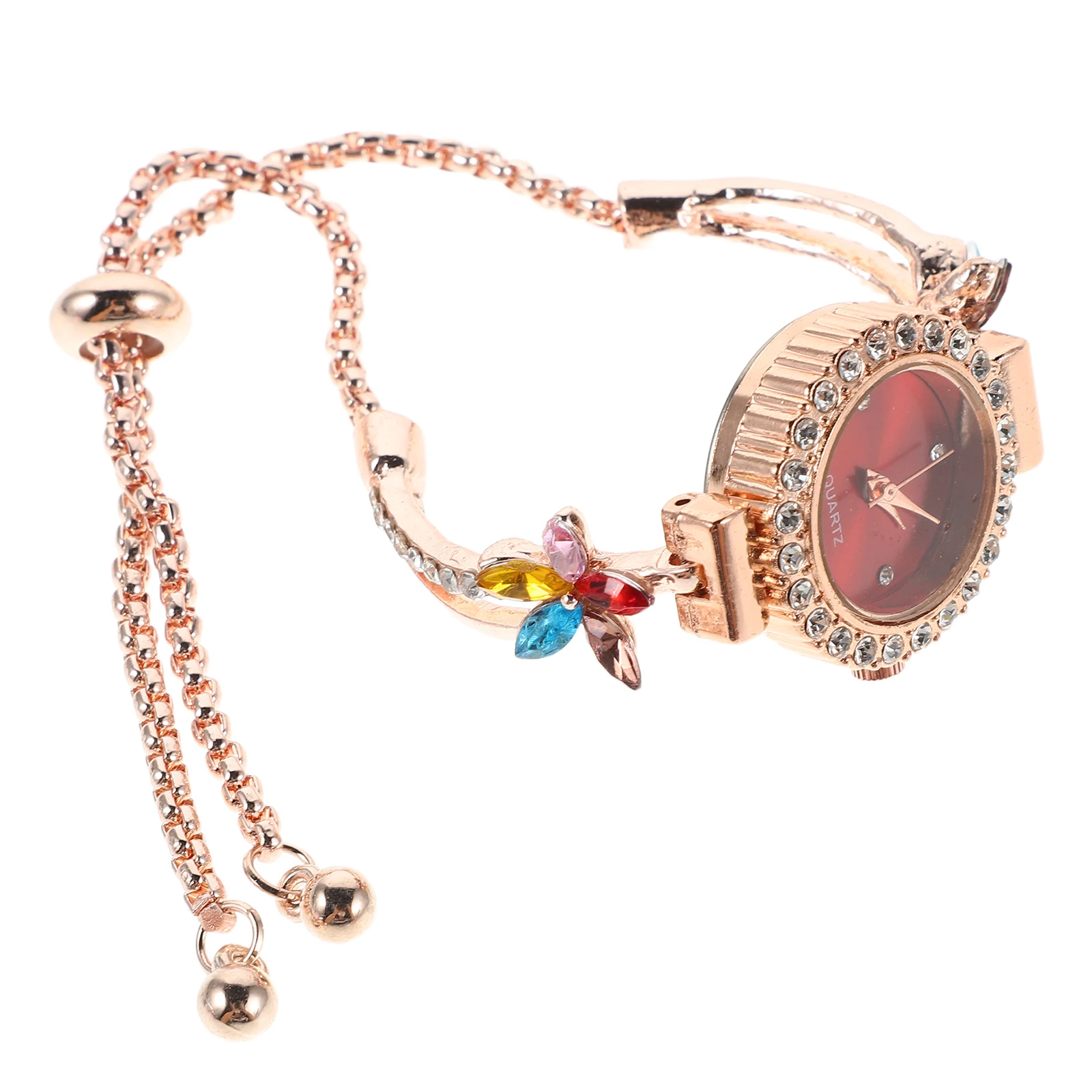 

Women's Diamond-set Watch Fashion Watches Bracelet Floral Jewel Fashionable for
