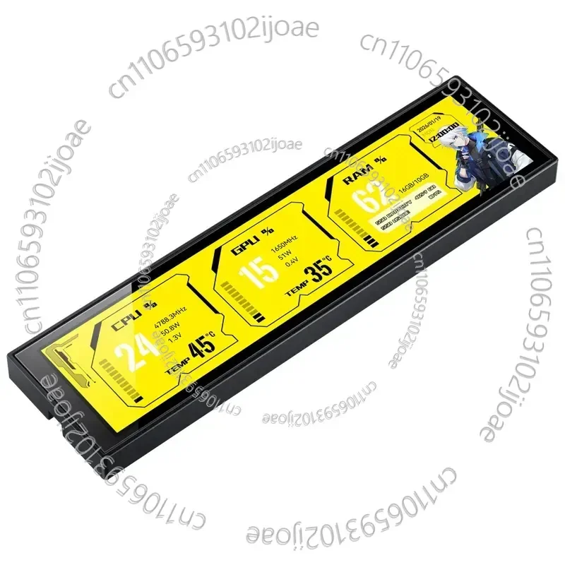 Chassis Display Secondary Screen DS916 Preset Theme Supports Custom Hardware Monitoring DS339