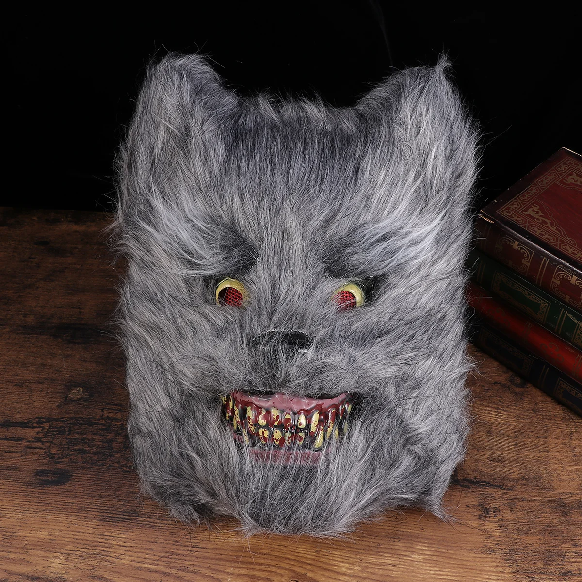 

Страшная маска, прочный, удобный размер, подходит для большинства костюмов на Хэллоуин, маскарадная вечеринка, реквизит для выступлений, страшная маска волка