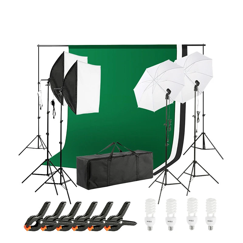 Hot Sell Stand Camera Photography Equipment Background Professional Softbox Light Backdrop with Photography