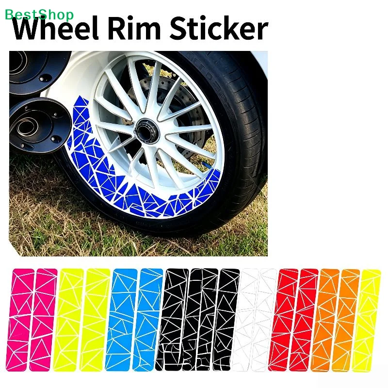 Geometric Combined Motorcycle Stickers Creative Decoration For Motorbike Tank Car Scooter Body And Wheel Hubs Decals
