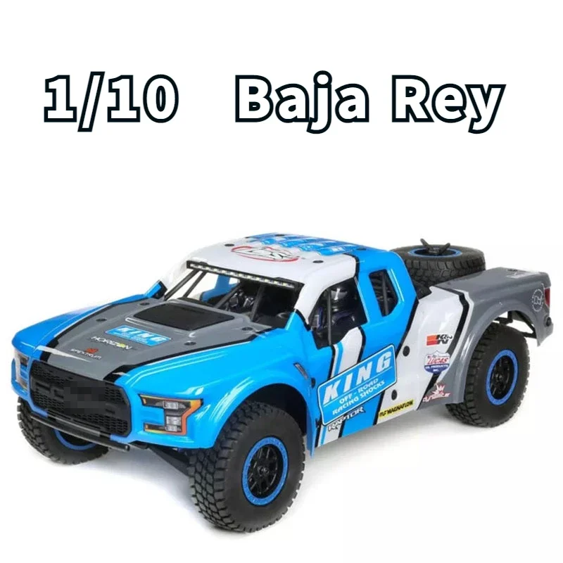 1/10 RC Auto 4WD RTR Afstandsbediening Korte Vrachtwagen V2 Rapturale RC Simulatie Model Auto Snelheid 80 KM/H Rc Crawler Jongen Speelgoed