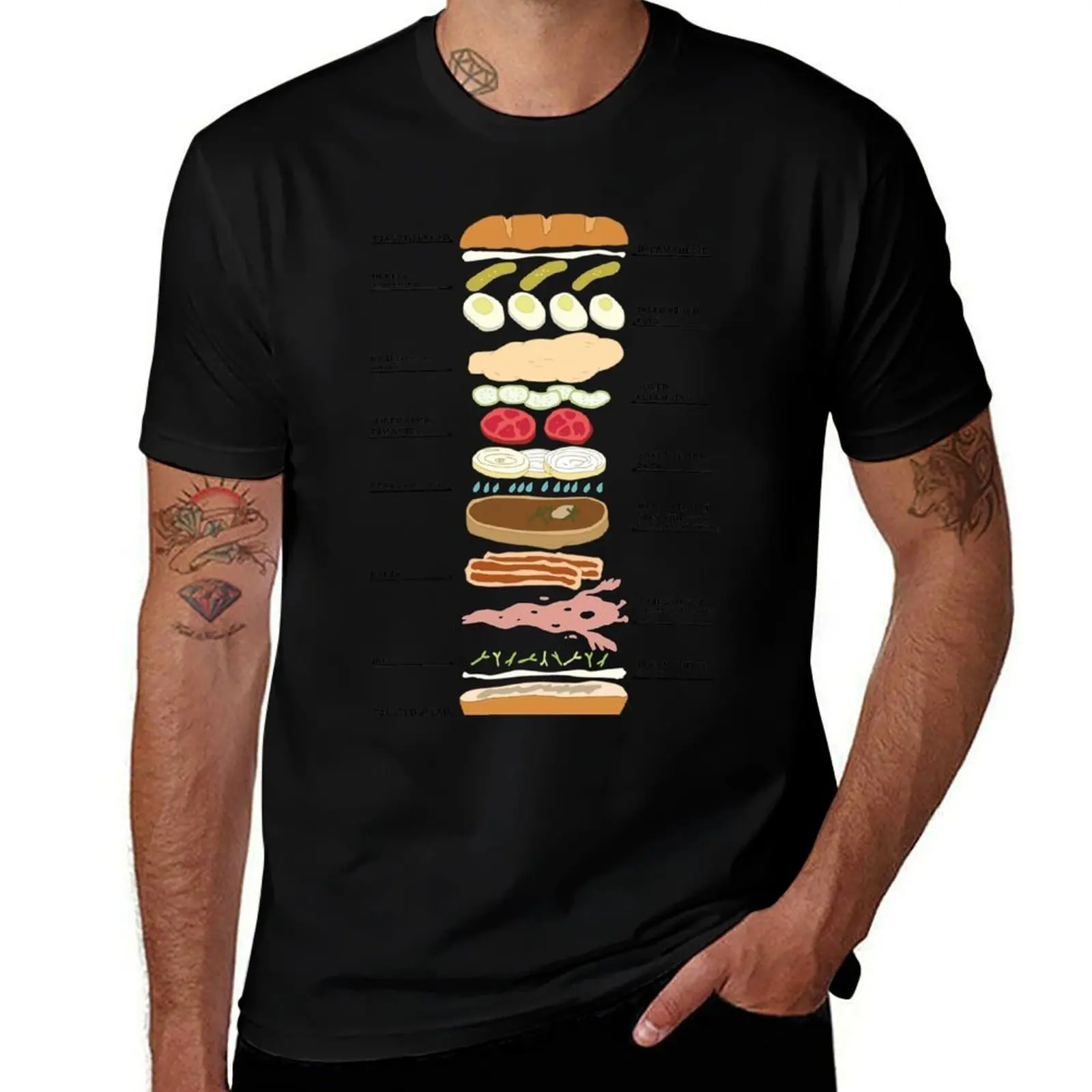 

Jake's Perfect Time Sandwitch T-Shirt Casual Everyday Wear T-Shirt