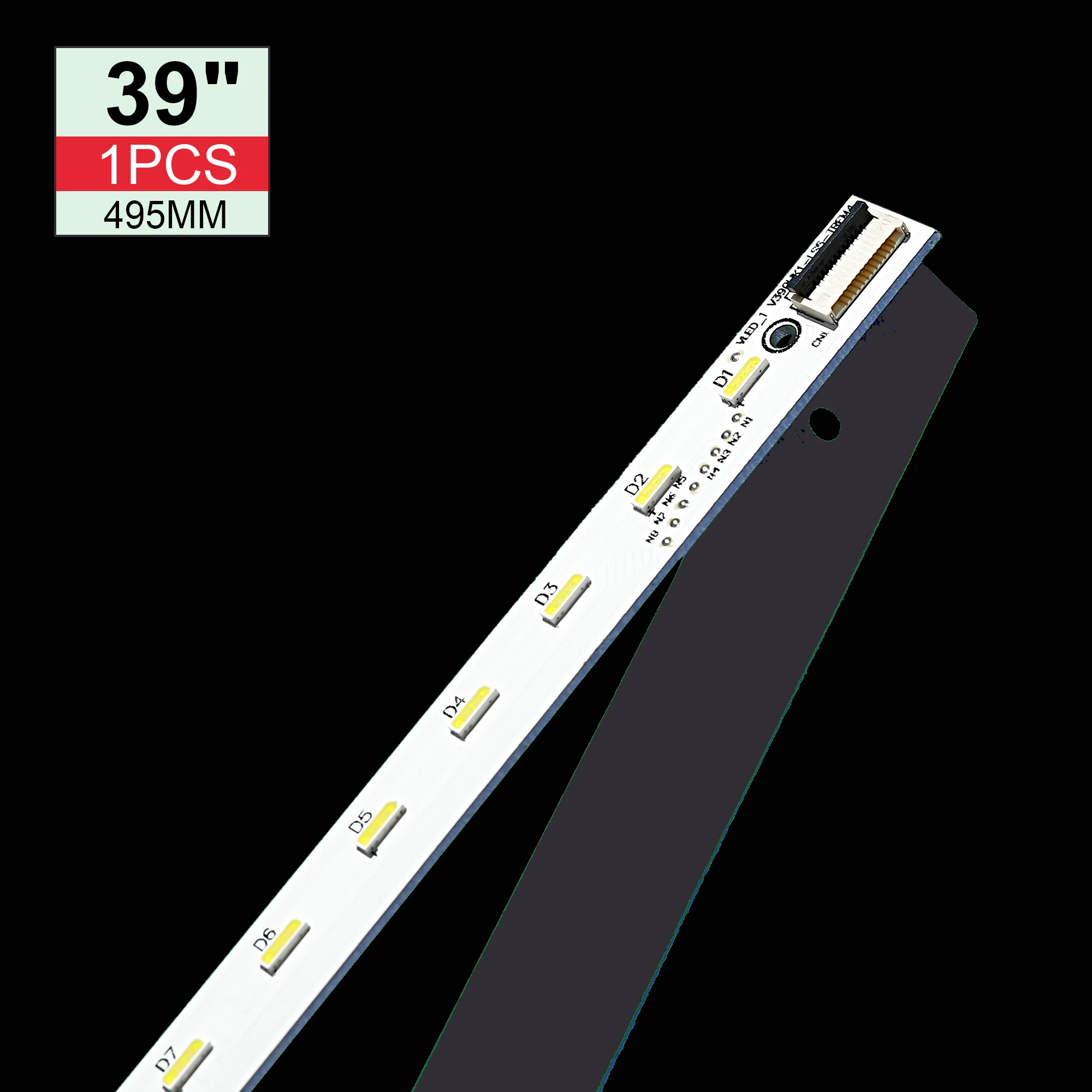 495mm LED strip 48leds V390HK1-LS5-TREM4 E117098 For LE39A720 LED39K300J 4A-D074762 LE39A700K L39EM58C V390HJ1-LE1 LE2