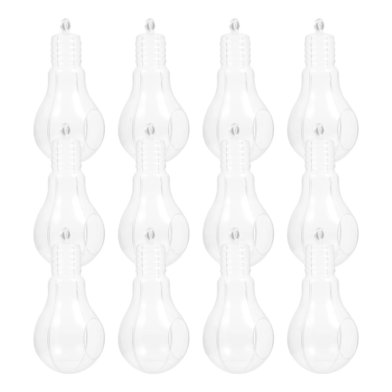 

12 Pcs Electronic Ball Xmas Decors Clear Ornament Transparent Baubles Gadgets