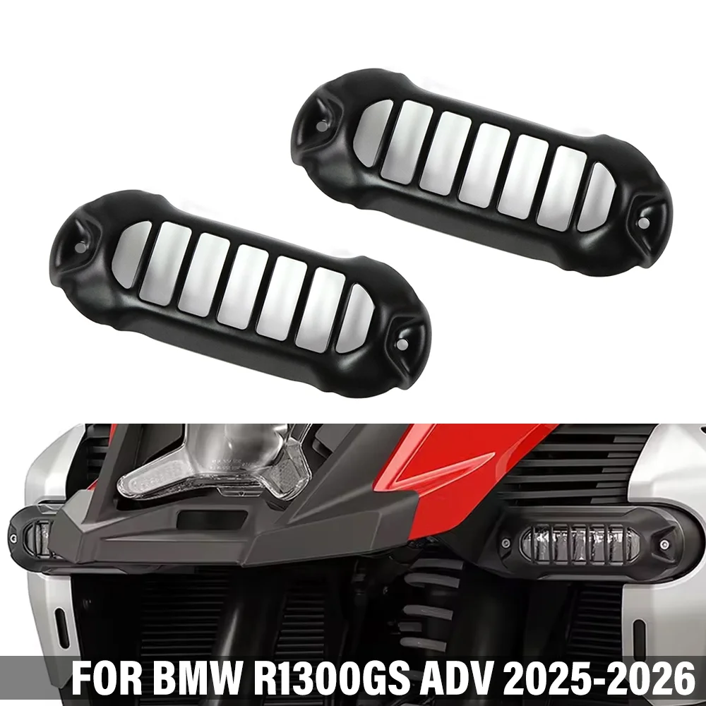 Motorrad Blinker Licht Schilde Lampe Für BMW R1300GS Abenteuer ADV 2024-2026 Hilfs Licht Abdeckung Schutz Schutz grille