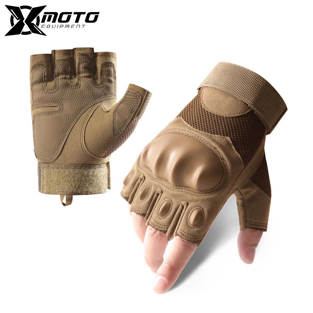 

Half Finger Protective Tactical Gloves Outdoor Special Forces Riding Gloves New Spring And Summer Camouflage Gloves