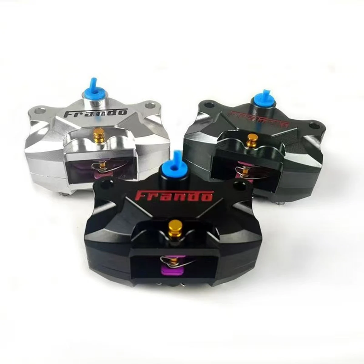 مع شعار الدراجات النارية CNC الفرامل الفرجار مع منصات P2 * 30 مللي متر 84 مللي متر تصاعد ل دوكاتي الجبهة الفرامل لهوندا ياماها كاواساكي سوزوكي #3