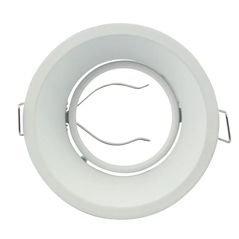 Gu10 Lamp Downlights Flush Mount Light Ceiling Aluminum Alloy Round Square Cut Out 85mm Fixture Frame