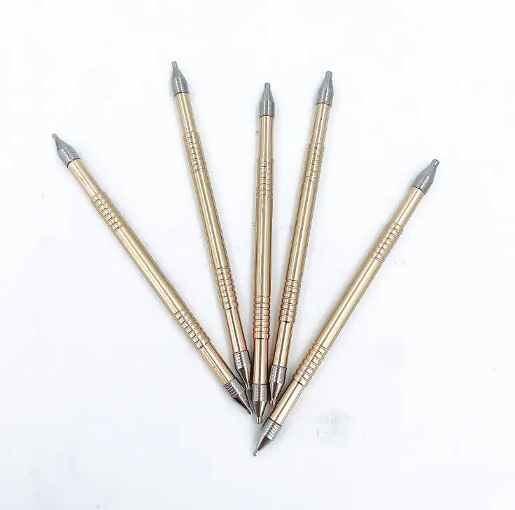 

Set of 5pcs 0.6mm to 1.6mm Watch Hand Setter Pressure Tool wtih Copper Handle Steel Tip for Fitting Hand W6430