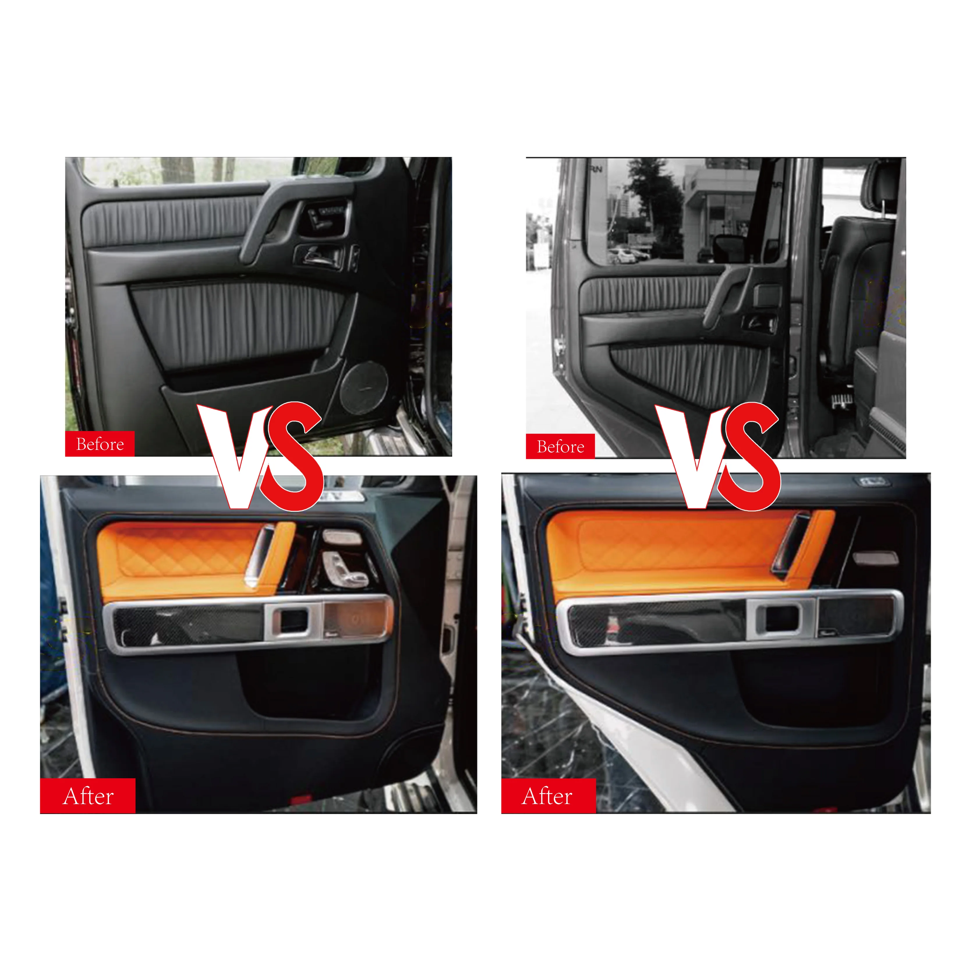 من أجل G-class إلى 2024 طقم داخلي مخصص لشاشة الملحقات الداخلية للسيارات