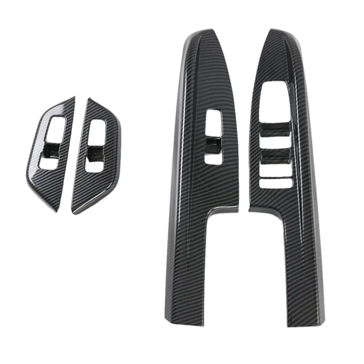 

Carbon Fiber Car Window Glass Lift Switch Button Cover Trim for Kia Carnival KA4 2020 2021 2022 jasmine