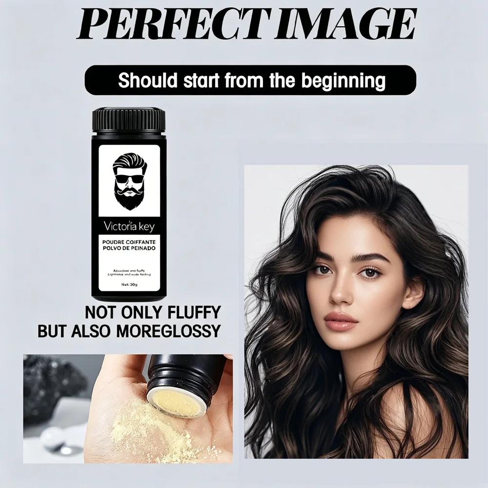 Hair Bangs Oil Removal Fluffy Powder Oil Head Oil Control Men's and Women's Styling Powder Leave-in Spray Styling
