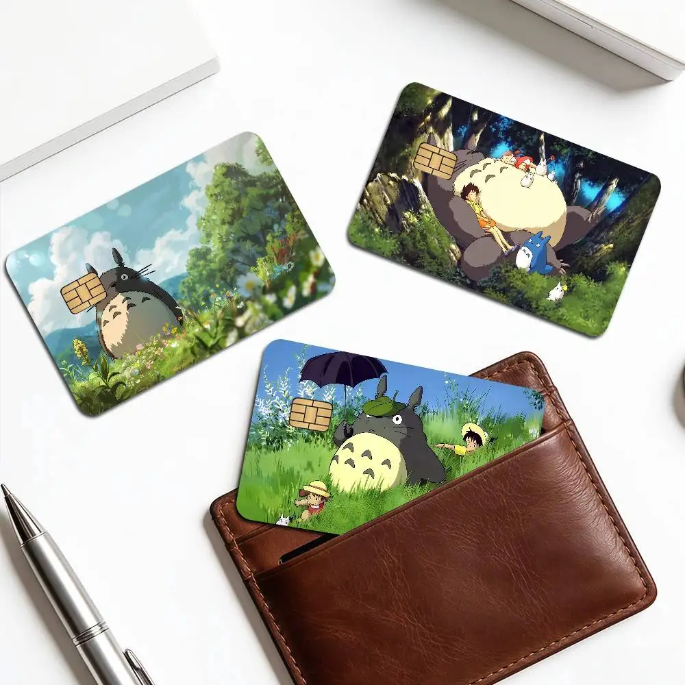 My N-Neighbor Totoro Cartoon Anime Cartoon Sticker Film Skin For Credit Card Debit Bank Bus Card