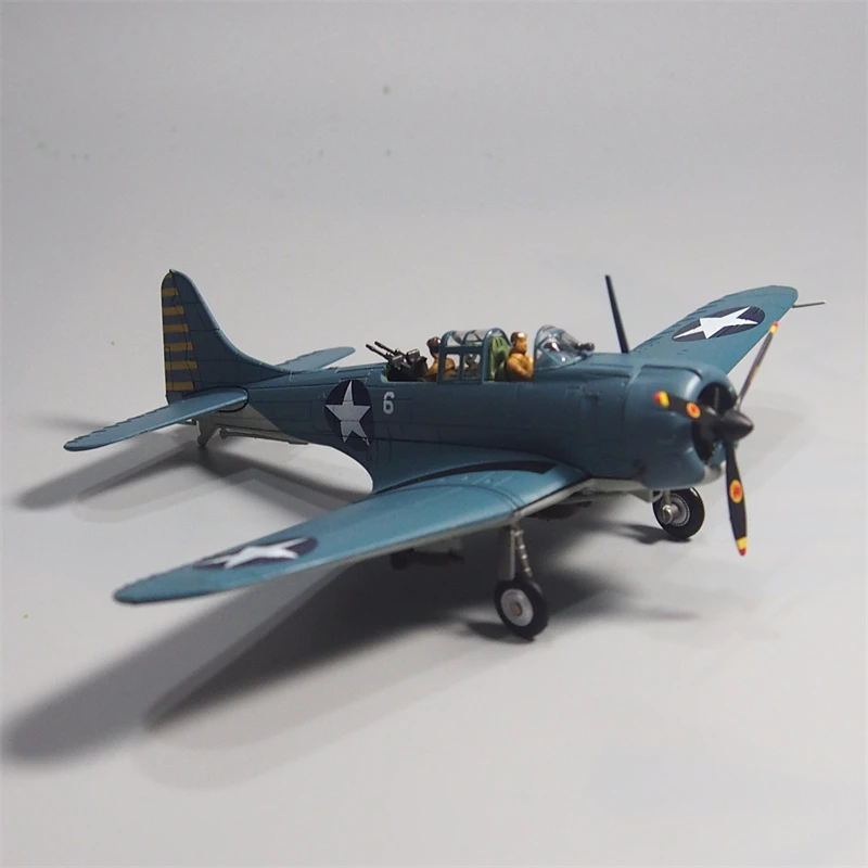 1:72 Scale Alloy Model Of The World War II SBD Dauntless Dive Bomber Simulates The Battle Of Midway Collecting Toy Gifts