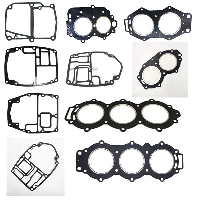 Cylinder Head Gasket and Gasket Upper Casing Replaces For Yamaha Outboard Parts 2T 9.9HP 15HP 30HP 40HP 60HP 85HP