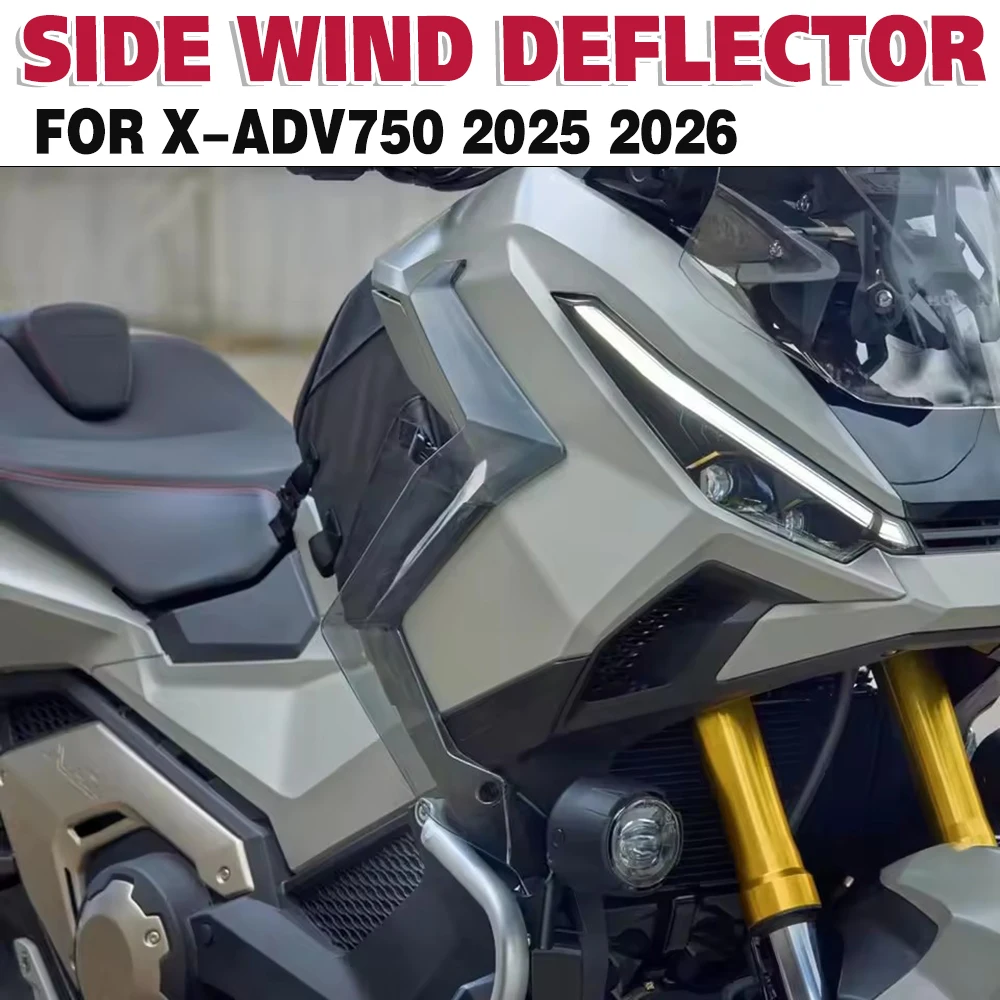 

X-ADV750 Side Wind Deflector For Honda XADV750 XADV 750 X ADV 750 25 26 Motorcycle Air Deflectors Leg Fairing Side Windshield