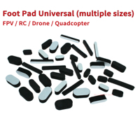 10PCS Damping Pad Shock Absorbers Landing Foot Pad Universal EVA Sponge Double-Sided Tape For RC DIY FPV Racing Drones Quadcopte