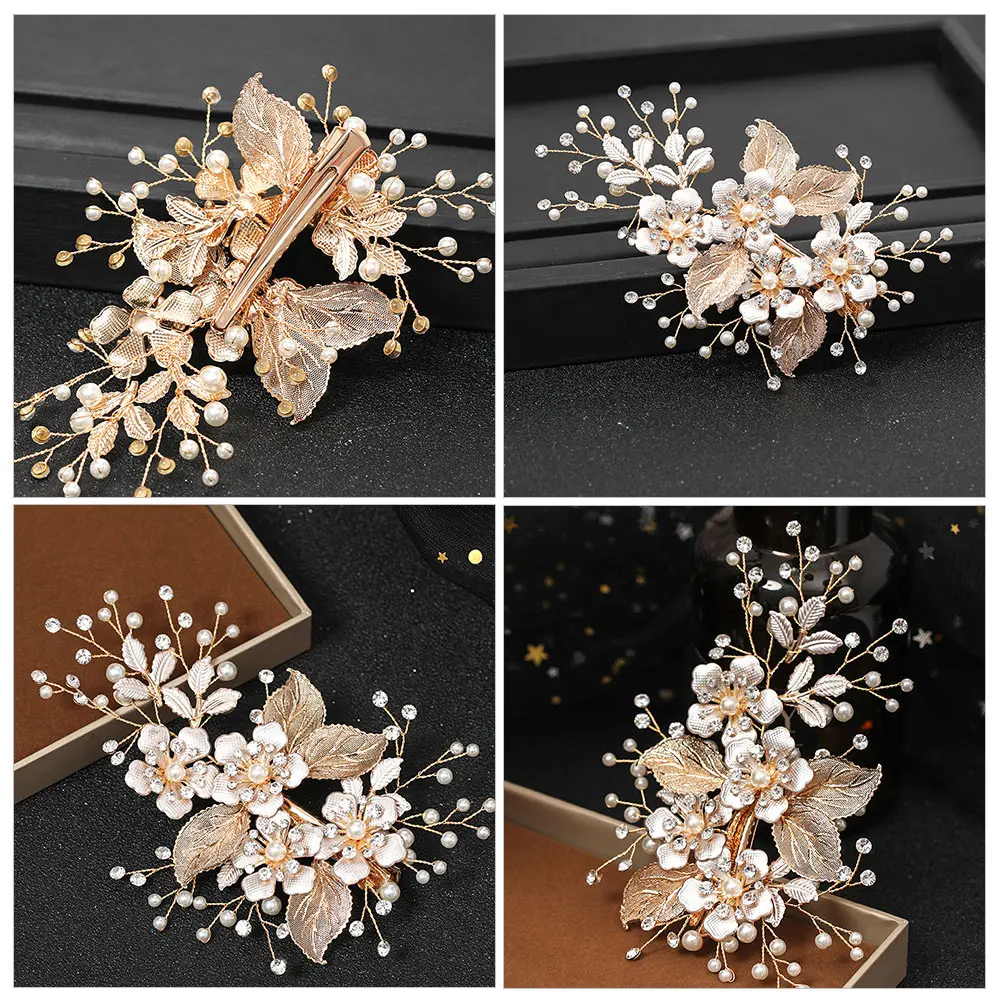 

Flower Hairpins Bobby Clip Bobby Clip for Wedding Wedding Hairpins Party Women Barrettes Lady Hair Pin Accessories