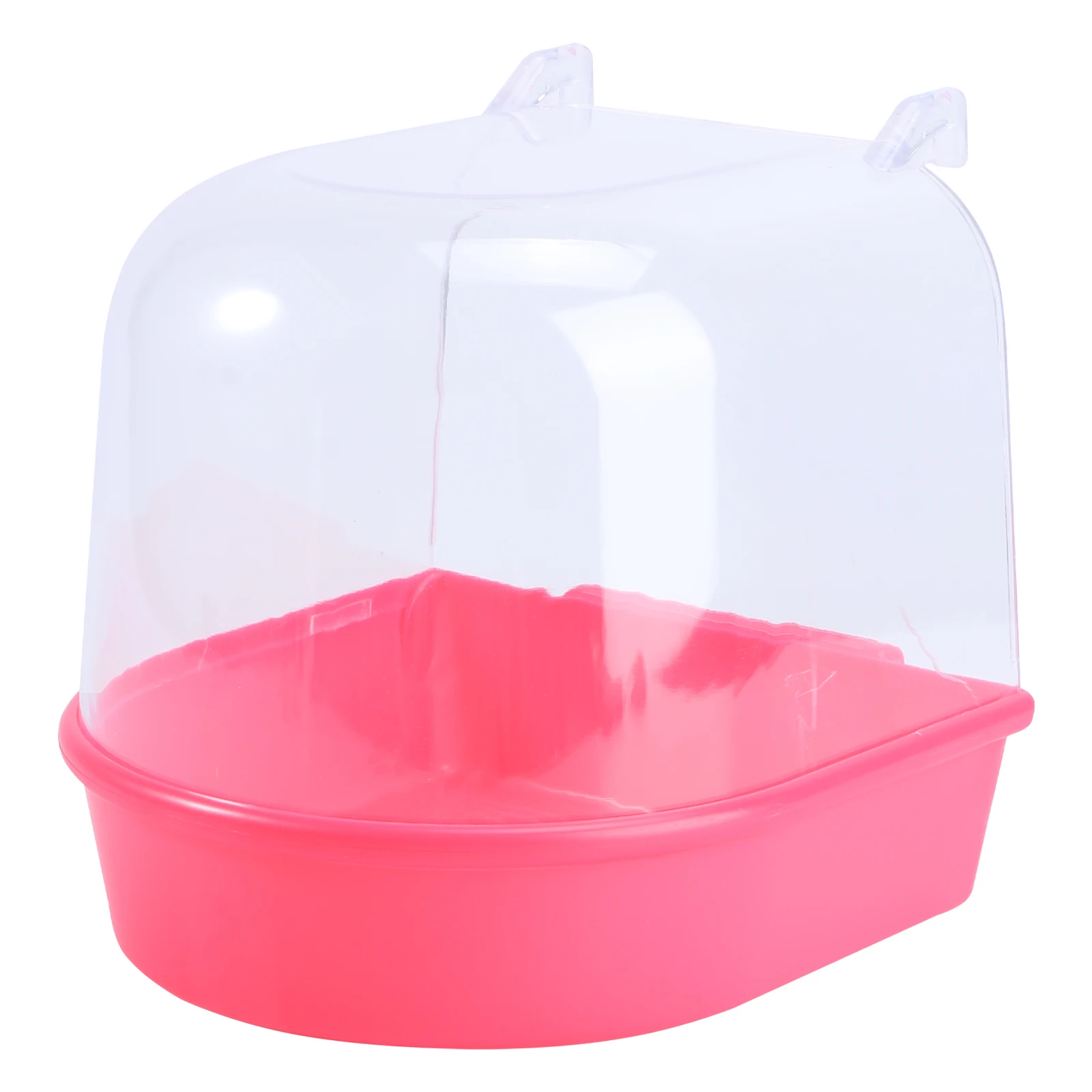 

Parrot Bath Tub Bird Bathing Cage for Small Parakeet Shower Bowls Bathtub Finches Toy Ecofriendly Suitable Budgies Cover