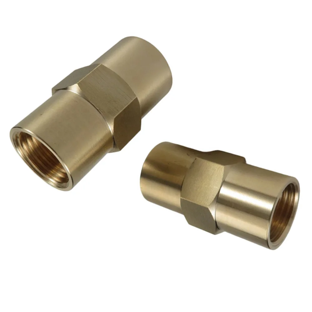 For Copper Tubing Threaded Connector Brass Nipple Reducer Precision Threads Leak-resistant Seal Brass Construction