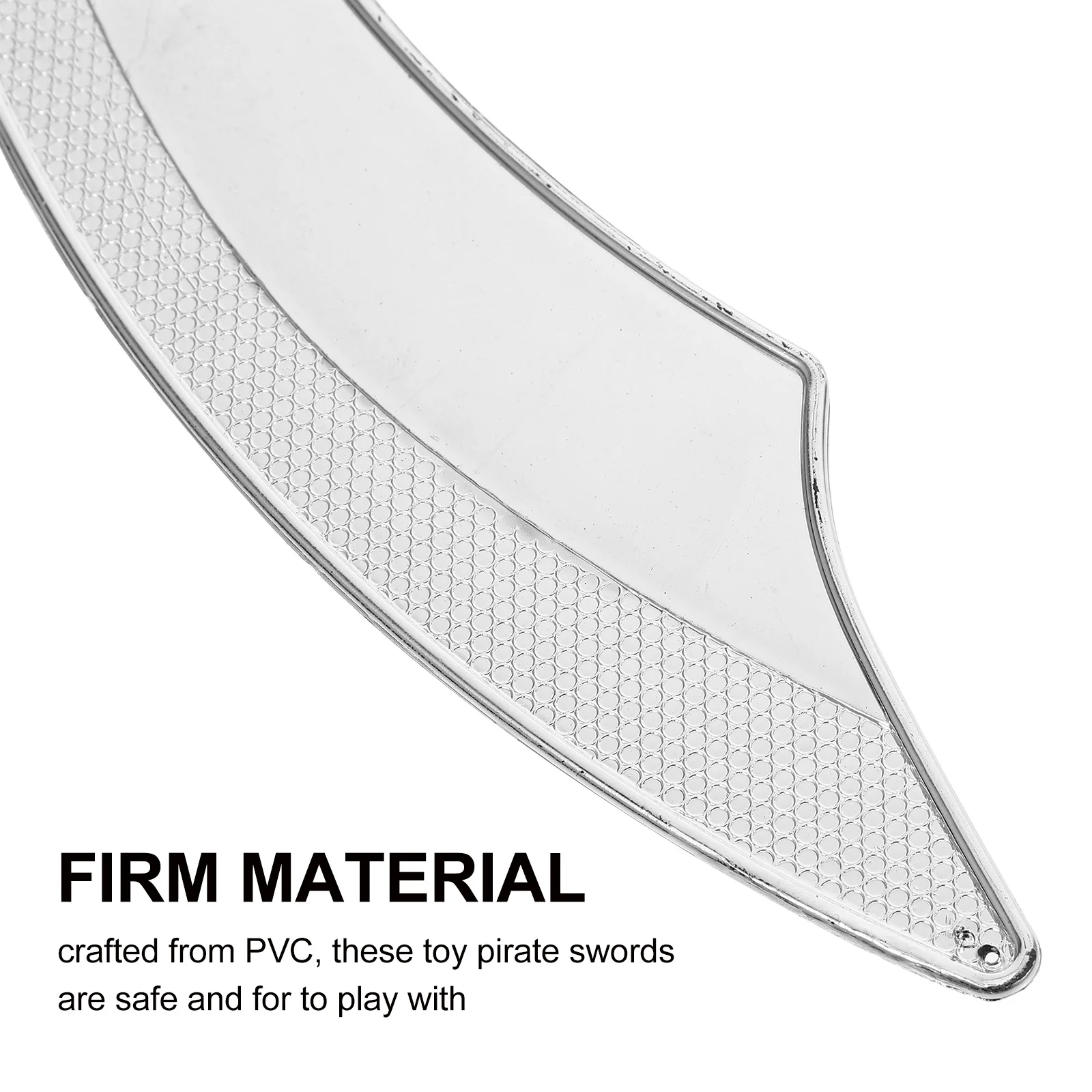 2Pcs Pirate Sword PVC Curved Blade Costume Accessory Halloween Cosplay Pretend Play Party Pirate Props Decorations