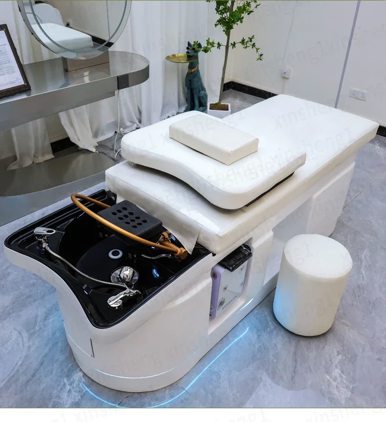 XinSheng 2025 Salon-Massage-Shampoo-Liege, Kopf-SPA-Haarwasch-Ausrüstung, Schönheitspflege-Couch, Sofa-Kissen, Gewerbliche Möbel – Detail 16