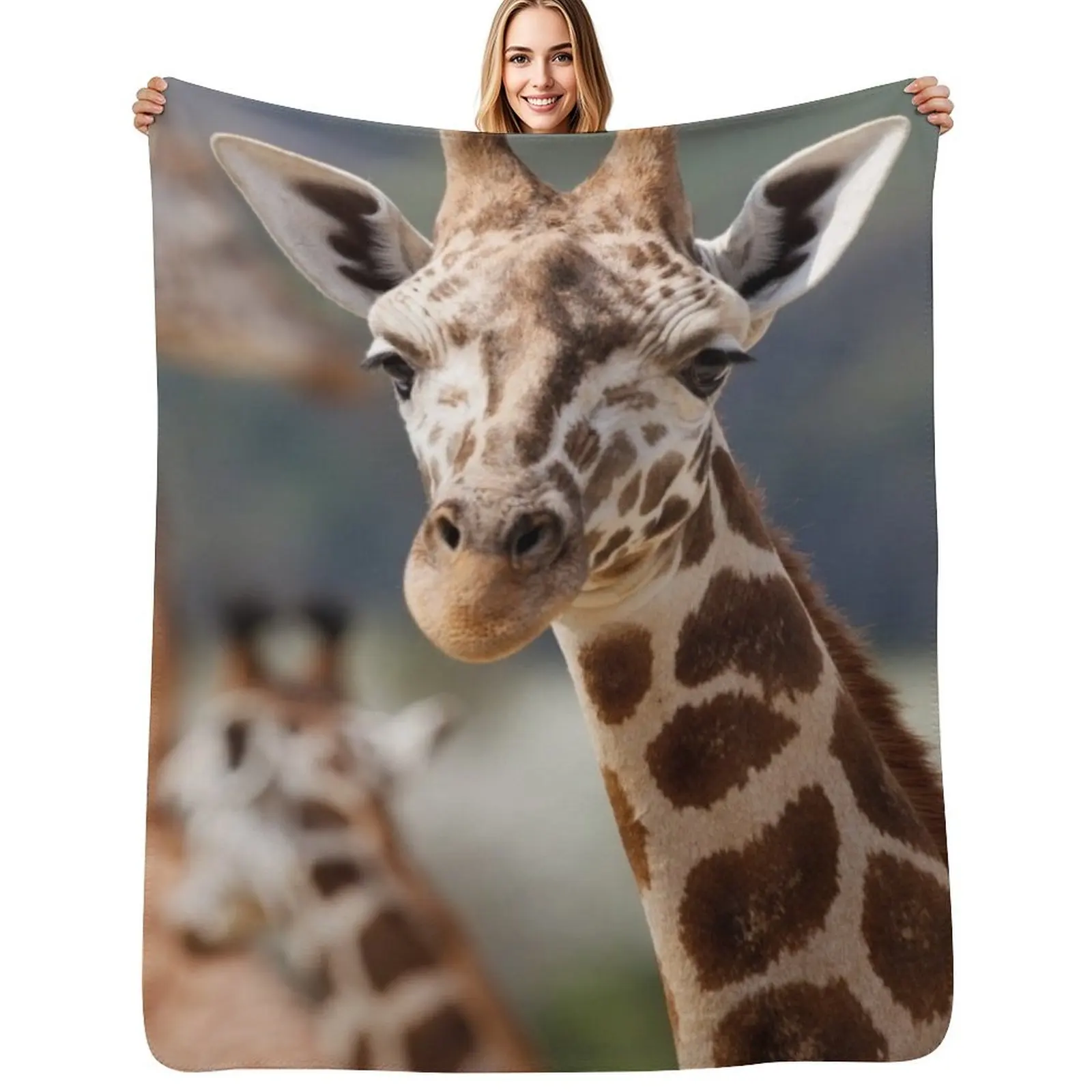 Giraffe Throw Blanket Decorative Sofas Thermals For Travel Luxury Brand Decorative Throw decorative Summer Beddings Blankets