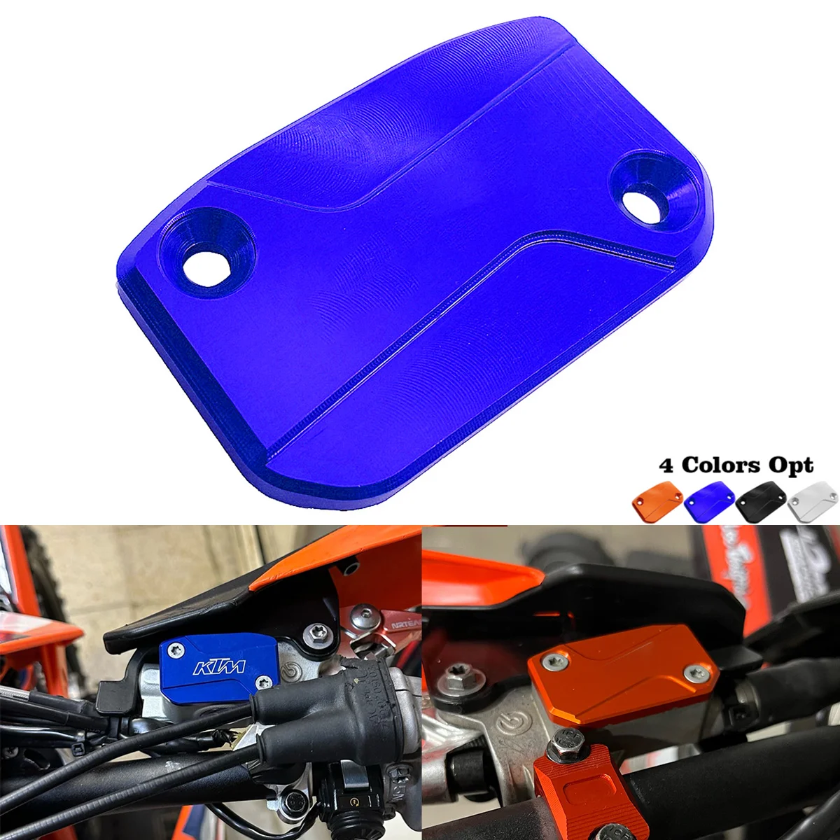 

Motorcycle CNC Front Brake Clutch Fluid Reservoir Cover Cap For KTM EXC EXCF XC XCW XCF SX SXF TPI 125 150 250 350 450 2017-2023