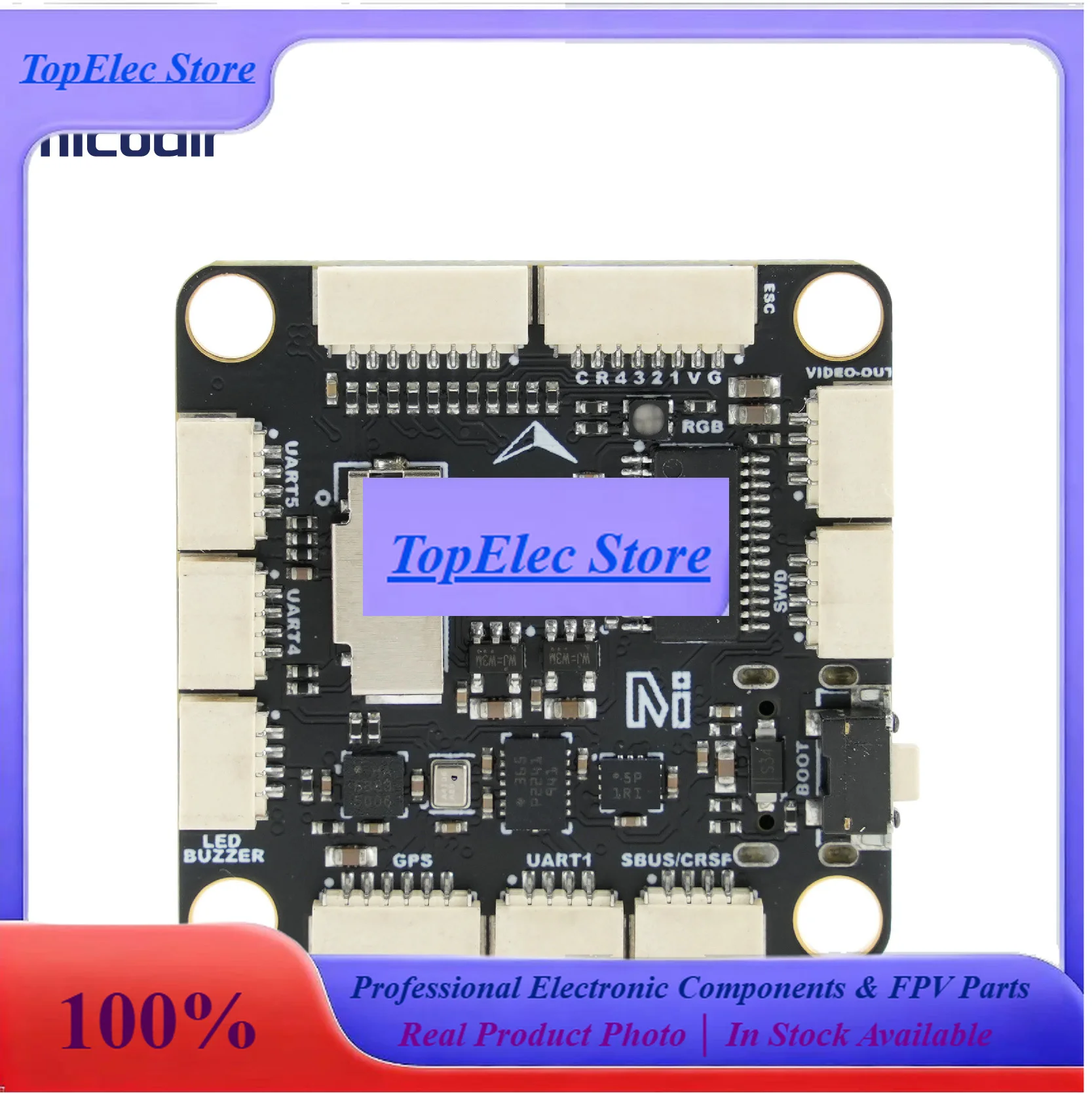 TopESMicoAir H743 V2 BMI088 30.5×30.5 2-6S 55A Flight Stack BlueTooth Telemetry