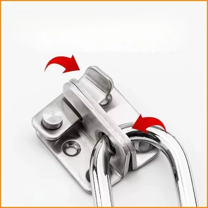 Flip Latch Gate Latches Slide Bolt Latch Safety Door Lock Catch For Barn Cabinet Pet Cage Garden Bathroom Garage Window Slid