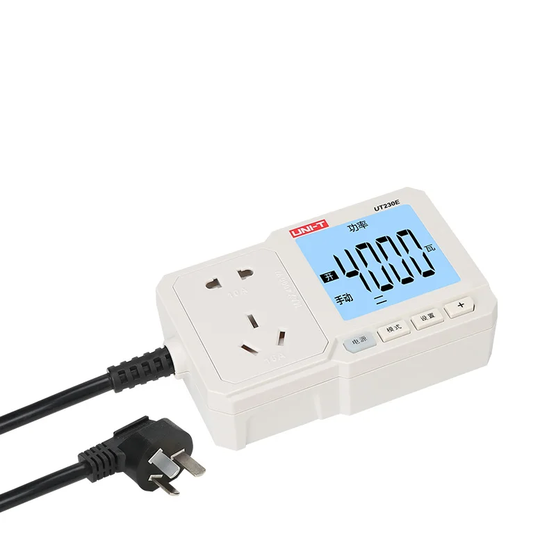 UNI-T UT230E 1W ~ 4000W Timing Power Metering Socket Optic Power Meter Mini
