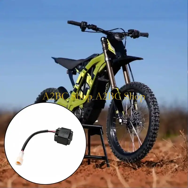 A2BC Electric Bike Inclination Service Component for Surron Light B System Repair, Featuring Attached Cable Terminal Coupling