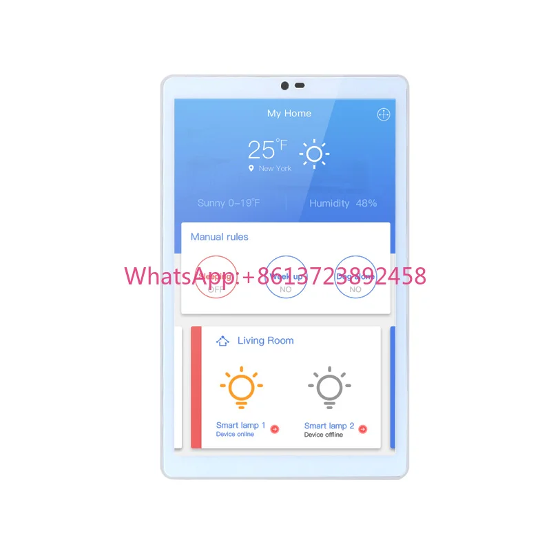 Sunworld YC-SM08P 8-Inch New Smart Home Automation Tablet PC Android 11 Ethernet/Wi-Fi RJ45 POE 2GB RAM Capacitive Touch Screen