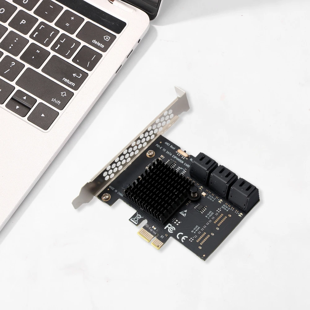 

SA3112J PCIE Adapter 2/6/12/16/20 Port PCI-Express X1 to SATA 3.0 Expansion Card 6Gbps High Speed Add On Card w/ PCI-E X4 X8 X16