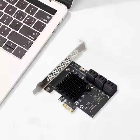 SA3112J PCIE Adapter 2/6/12/16/20 Port PCI-Express X1 to SATA 3.0 Expansion Card 6Gbps High Speed Add On Card w/ PCI-E X4 X8 X16