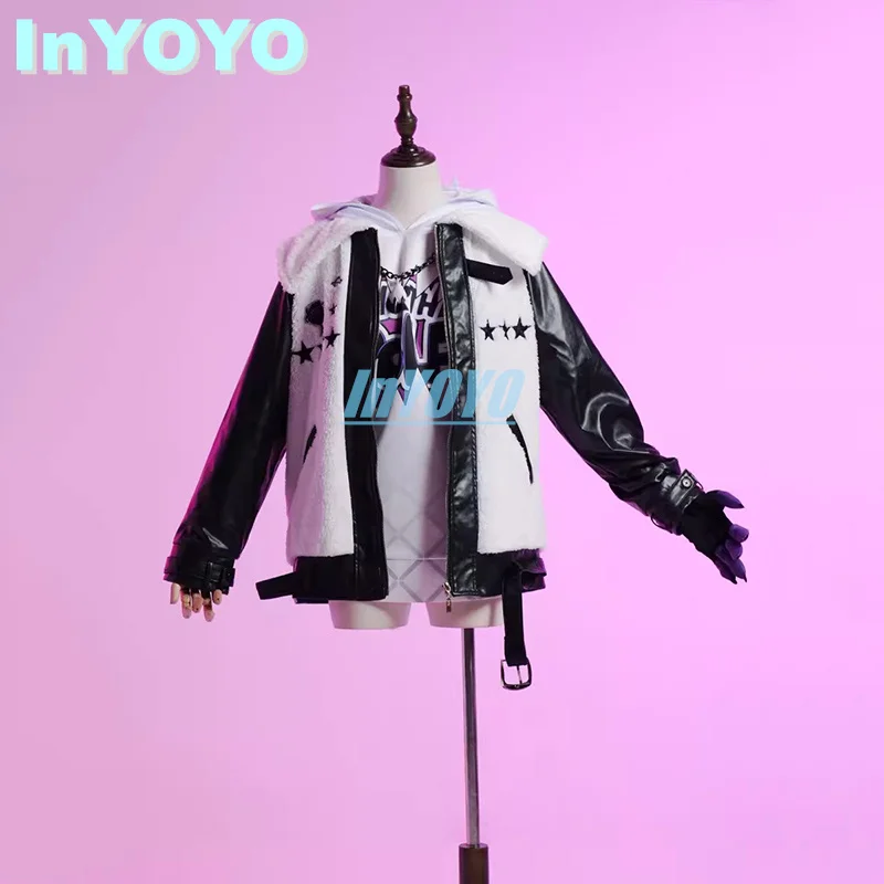 InYOYO Selen Tatsuki Cosplay Vtuber NIJISANJI Costume New Clothes Lovely Uniform Role Play Halloween Party Outfit Women New