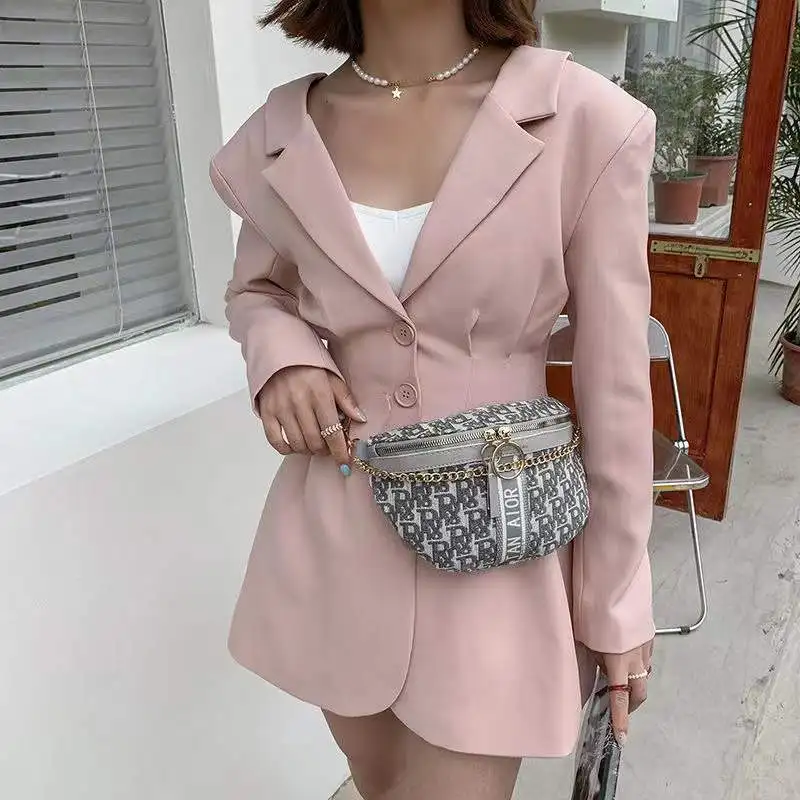 European and American Ladies Luxury Famous Brand Designer Bags 2022 New Underarm Bags One-shoulder Messenger Bouncy Chest Bag