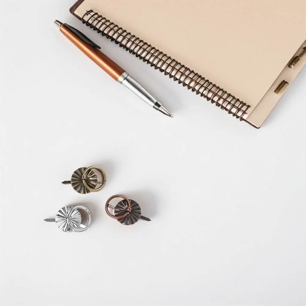 

60Pcs Vintage Style Iron Ring Mini Drawer Pulls Retro Metal Miniature Cabinet Handles Jewelry Box Knobs DIY Home Decor