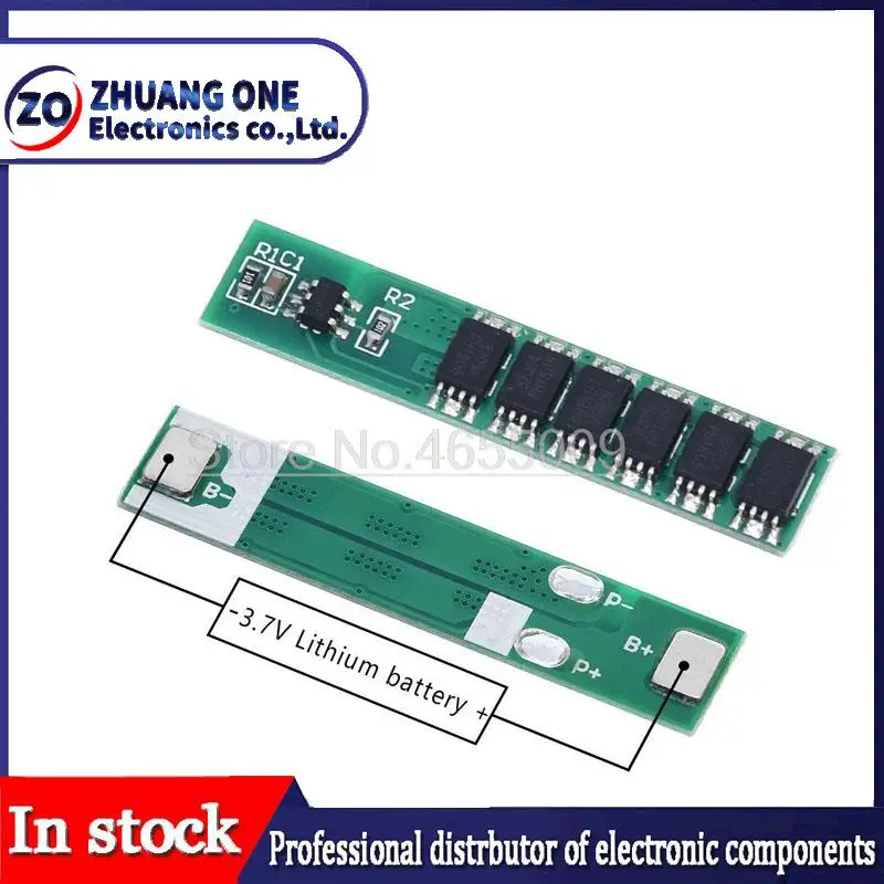 1S 7.5A 10A 15A 3.7V Li-ion 3MOS 4MOS 6MOS BMS PCM Battery Protection Board PCM for 18650 Lithium Lion Battery