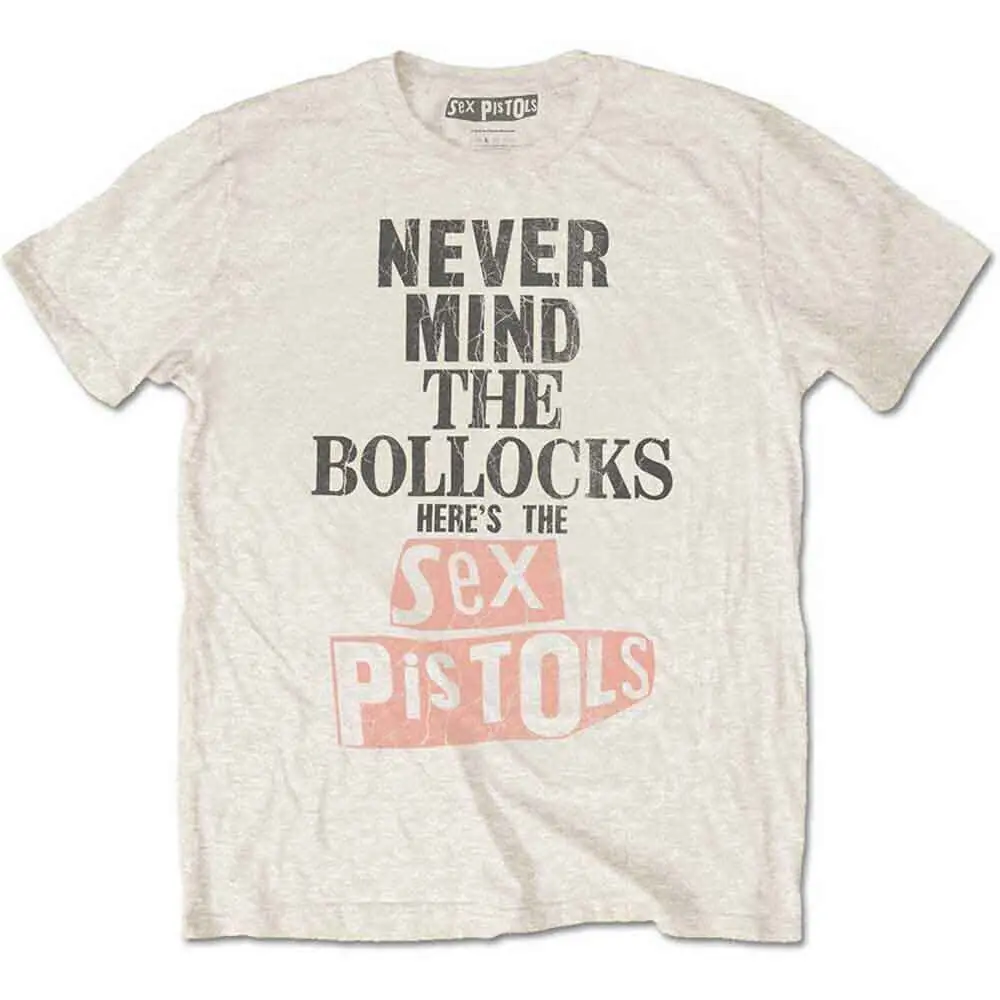 The Sex Pistols Bollocks Distressed T Shirt Neutral New