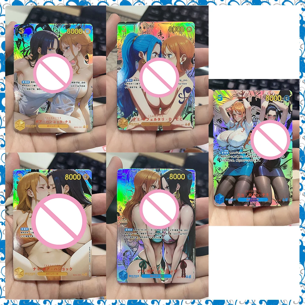 Tarjetas de colección DIY ACG One Piece Anime Nami Rebecca Perona Ulti Sexy Premium Flash juegos juguetes vacaciones regalos de cumpleaños