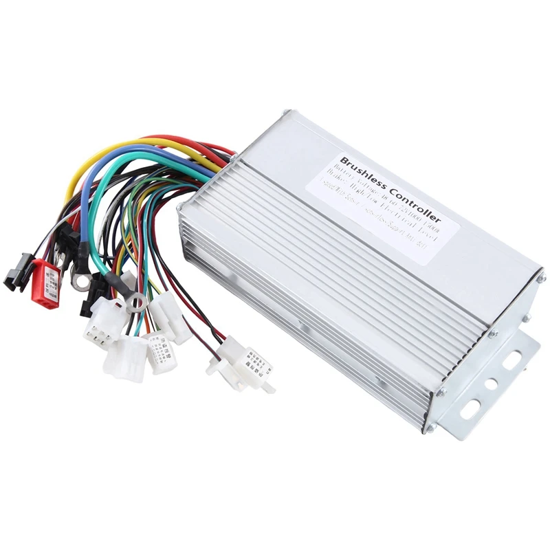 3X 48V 60V 64V 72V 1000W 1500W Electric Controller 12 Tube Dual Mode E-Bike Brushless Controller Speed Motor