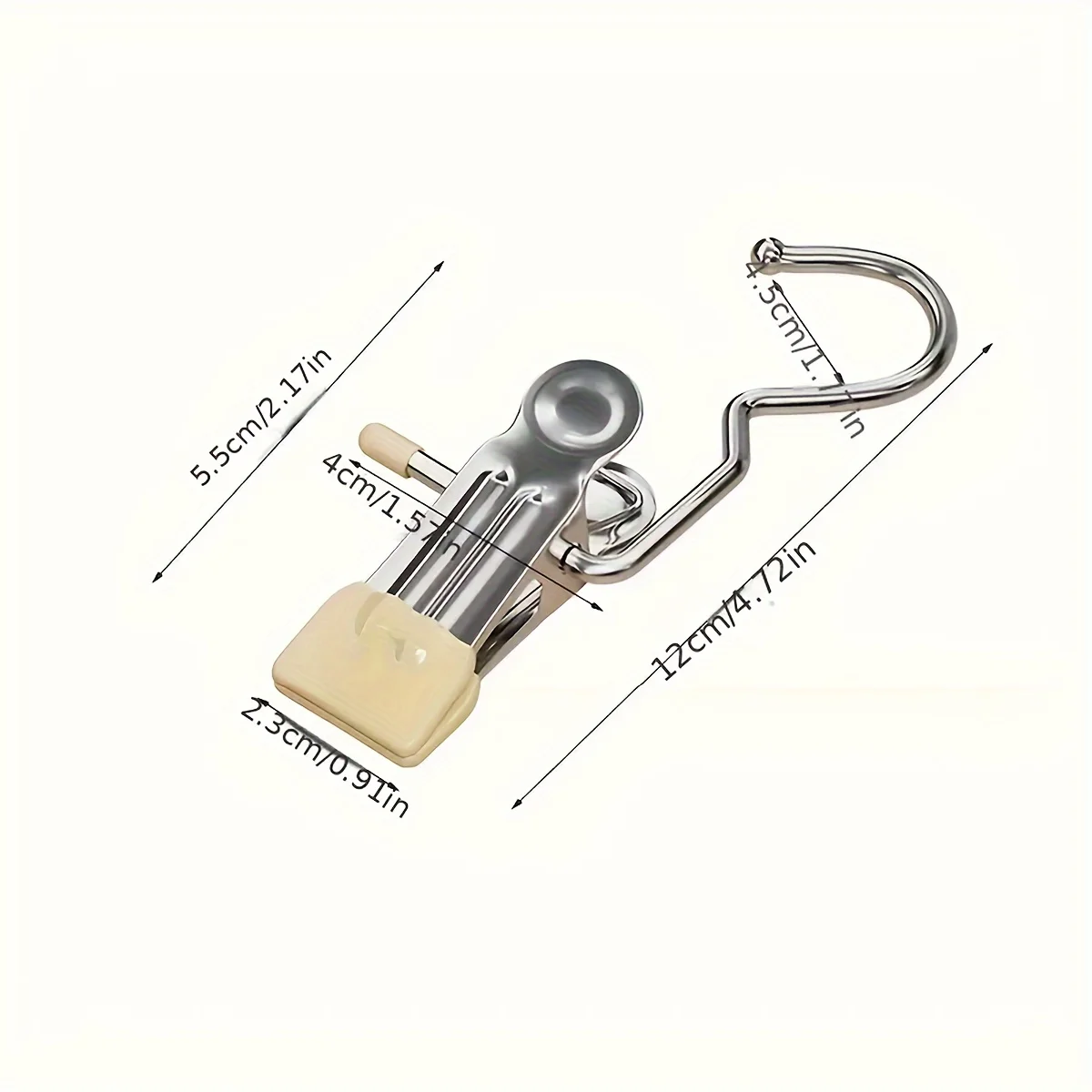 Multifunctional Portable Metal Hook Clip Storage Organizer Wardrobe Closet Neatness Hat Boot Shoe Pant Hanger view 2